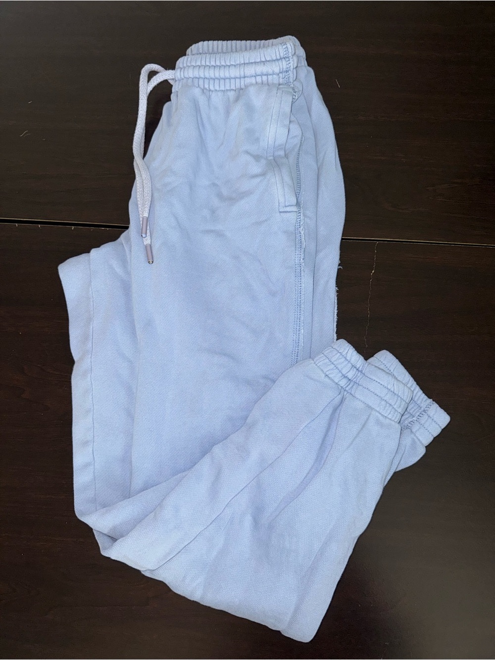 Aerie Light Blue Drawstring Jogger Pants
